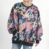 ブラック | アートグラフィックトレーナー メンズ ストリート系 レディース | REGIEVO