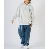 フリンジアップリケ メンズ パーカー ビッグシルエット ストリート系 | REGIEVO | 詳細画像11