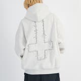 ホワイト | ビッグシルエット パーカー メンズ ストリート系 レディース | REGIEVO