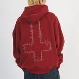 ワイン | ビッグシルエット パーカー メンズ ストリート系 レディース | REGIEVO