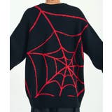 スパイダー柄 クルーネックセーター ビッグシルエット | REGIEVO | 詳細画像10