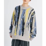 15グレー　ムラ | ニット セーター クルーネック メンズ ストリート | REGIEVO