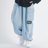 サックス | カーゴパンツ メンズ ワイドカーゴ ストリート系 | REGIEVO