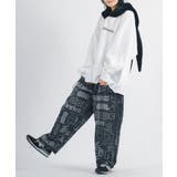 ワイドパンツ メンズ デニム ストリート系 ビッグシルエット | REGIEVO | 詳細画像19