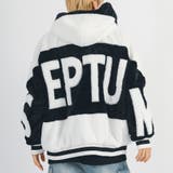 ホワイト | ビッグロゴ ファーブルゾン メンズ ストリート系 ビッグシルエット | REGIEVO