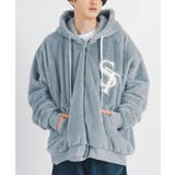 アップリケ ファーブルゾン メンズ レディース ストリート系 ビッグシルエット | REGIEVO | 詳細画像5