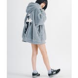 アップリケ ファーブルゾン メンズ レディース ストリート系 ビッグシルエット | REGIEVO | 詳細画像22