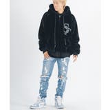アップリケ ファーブルゾン メンズ レディース ストリート系 ビッグシルエット | REGIEVO | 詳細画像23