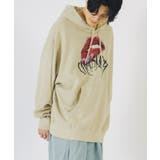 リッププリント パーカー メンズ ビッグシルエット ストリート系 | REGIEVO | 詳細画像3