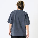 ネイビー | バックプリントビッグTシャツ | REGIEVO