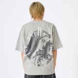 グレージュ | バックプリントビッグTシャツ | REGIEVO