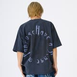 ネイビー | バックプリントビッグTシャツ | REGIEVO