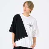ホワイト | 切り替えドルマンTシャツ | REGIEVO