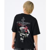 ブラック | バックプリントビッグTシャツ | REGIEVO