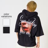 リッププリントドルマンTパーカー | REGIEVO | 詳細画像1 