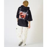 リッププリントドルマンTパーカー | REGIEVO | 詳細画像16 