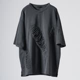 2ヴィンテージブラック | ダメージリペア古着Tシャツ | REGIEVO