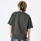 2ヴィンテージブラック | クロスエンボス半袖Tシャツ | REGIEVO