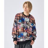 総柄コラージュワイドトレーナー | REGIEVO | 詳細画像5
