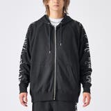 3ブラック | 【セットアップ可】 ジップアップパーカー ストリート系 オーバーサイズ | REGIEVO