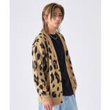 モヘアタッチ総柄カーディガン | REGIEVO | 詳細画像3