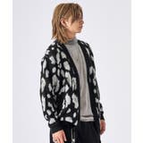 モヘアタッチ総柄カーディガン | REGIEVO | 詳細画像9