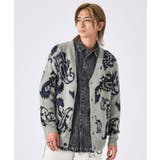 モヘアタッチ総柄カーディガン | REGIEVO | 詳細画像14