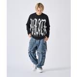 ロンT メンズ ビッグロゴ 長袖Tシャツ ストリート系 オーバーサイズ | REGIEVO | 詳細画像16