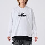 1ホワイト | ロンT メンズ フェイクレイヤード 長袖Tシャツ ストリート系 オーバーサイズ | REGIEVO