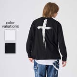 ロンT メンズ フェイクレイヤード 長袖Tシャツ ストリート系 オーバーサイズ | REGIEVO | 詳細画像1