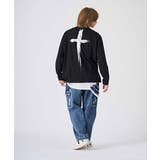 ロンT メンズ フェイクレイヤード 長袖Tシャツ ストリート系 オーバーサイズ | REGIEVO | 詳細画像17