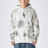 1オフ | メンズ パーカー 裏起毛 スプレー加工 ストリート系 オーバーサイズ | REGIEVO