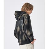 メンズ パーカー 裏起毛 スプレー加工 ストリート系 オーバーサイズ | REGIEVO | 詳細画像6