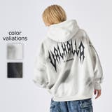 メンズ パーカー 裏起毛 スプレー加工 ストリート系 オーバーサイズ | REGIEVO | 詳細画像1