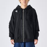 2ブラック | グランジZIPパーカー | REGIEVO