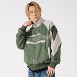 1グリーン | 配色切り替えトラックジャケット | REGIEVO