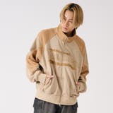 2ベージュ | 配色切り替えトラックジャケット | REGIEVO