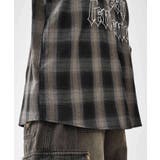 オンブレチェック フードシャツ | REGIEVO | 詳細画像19