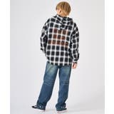 オンブレチェック フードシャツ | REGIEVO | 詳細画像12