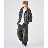 オンブレチェック フードシャツ | REGIEVO | 詳細画像14