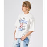 カットオフ切り替えロゴプリント半袖Tee | REGIEVO | 詳細画像6