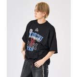 カットオフ切り替えロゴプリント半袖Tee | REGIEVO | 詳細画像12