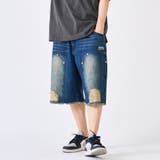 2ヴィンテージブルー | ダブルニーショートパンツ | REGIEVO