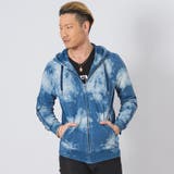NAVY | タイダイブリーチジップパーカー | REGIEVO