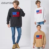 星条旗刺繍ビッグロンT | REGIEVO | 詳細画像1 