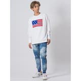 星条旗刺繍ビッグロンT | REGIEVO | 詳細画像2 