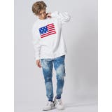 星条旗刺繍ビッグロンT | REGIEVO | 詳細画像4 