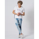 ラインストーンVネックTシャツ | REGIEVO | 詳細画像3