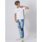 ラインストーンVネックTシャツ | REGIEVO | 詳細画像4