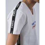 ラインストーンVネックTシャツ | REGIEVO | 詳細画像14